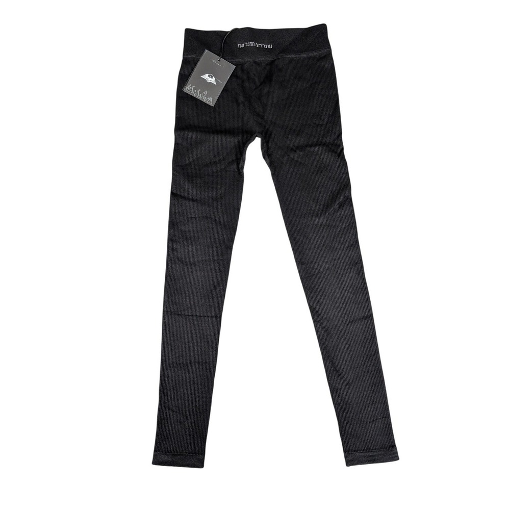 Civil Regime No Tomorrow Now Or Never Sport Pant Black Ribbed Leggings Large